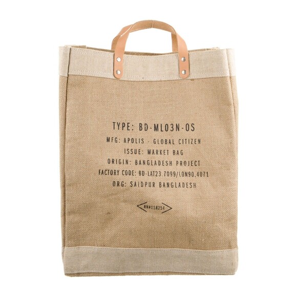 Apolis Global Citizen Original Market Bag Shopping Tote - Picture 1 of 8